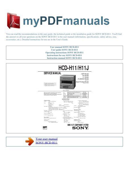 Sony 10.4 Manual pdf